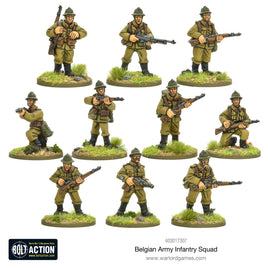 BOLT ACTION : BELGIAN ARMY INFANTRY SQUAD
