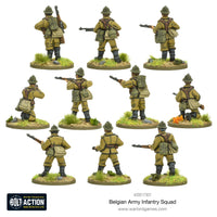 BOLT ACTION : BELGIAN ARMY INFANTRY SQUAD