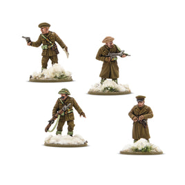 BOLT ACTION : BRITISH & CANADIAN INFANTRY (WINTER) PLATOON COMMANDERS
