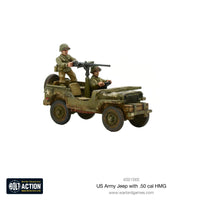 BOLT ACTION : US ARMY JEEP WITH 50 CAL HMG