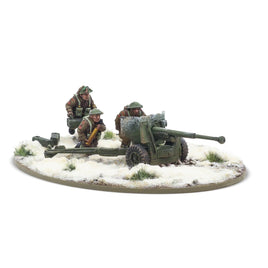 BOLT ACTION : BRITISH INFANTRY (WINTER) 6 POUNDER ANTI-TANK GUN
