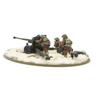 BOLT ACTION : BRITISH INFANTRY (WINTER) 6 POUNDER ANTI-TANK GUN
