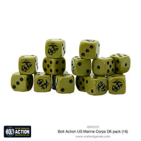 BOLT ACTION : D6 DICE - US MARINE CORPS (16)