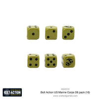 BOLT ACTION : D6 DICE - US MARINE CORPS (16)