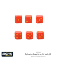 BOLT ACTION : D6 DICE - SOVIET UNION (16)