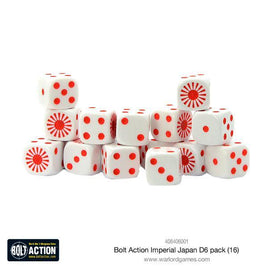 BOLT ACTION : D6 DICE - IMPERIAL JAPANESE (16)