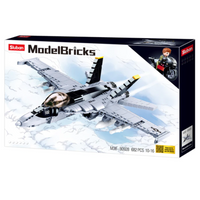 SLUBAN - B0928 MB F/A 18E SUPER BUMBLEBEE 682 PCS AGES 10+ C12