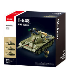 SLUBAN - B1135 MB MEDIUM TANK 3IN1 SCALE 1:35 604 PCS C16