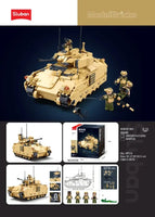 SLUBAN - B1363 MB M3A3S BRADLEY SCALE 1:35 905 PCS C6