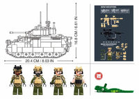 SLUBAN - B1363 MB M3A3S BRADLEY SCALE 1:35 905 PCS C6