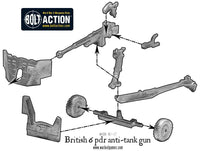 BOLT ACTION :  BRITISH ARMY 6 POUNDER ANTI-TANK GUN