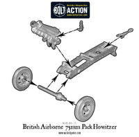 BOLT ACTION :  BRITISH AIRBORNE 75MM PACK HOWITZER LIGHT ARTILLERY