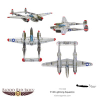 BLOOD RED SKIES : P-38 LIGHTNING SQUADRON