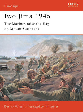 Iwo Jima 1945 : The Marines raise the flag on Mount Suribachi
