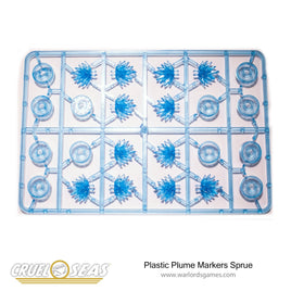 THE CRUEL SEAS - PLASTIC PLUME MARKERS SPRUE - BLUE