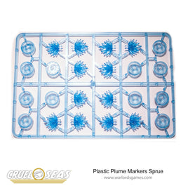 THE CRUEL SEAS - PLASTIC PLUME MARKERS SPRUE - BLUE