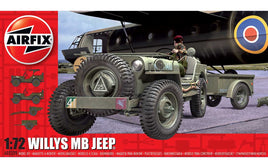 AIRFIX - A02339 BRITISH AIRBORNE WILLYS JEEP 1/72