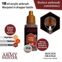 THE ARMY PAINTER WARPAINTS AIR MOLTEN ORANGE