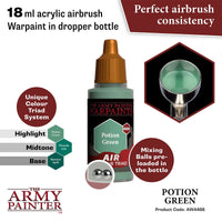 THE ARMY PAINTER WARPAINTS AIR POTION GREEN