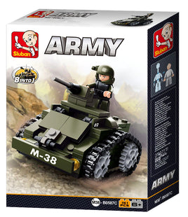 SLUBAN - B0587C ARMY ARMOURED CAR 151 PCS C72