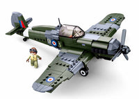 SLUBAN - B0712 WW2 SPITFIRE FIGHTER 290 PCS AGES 8+ C6