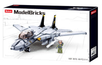 SLUBAN - B0755 MODEL BRICKS F14 FIGHTER 404 PCS AGES 8+ C6