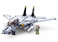 SLUBAN - B0755 MODEL BRICKS F14 FIGHTER 404 PCS AGES 8+ C6