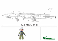 SLUBAN - B0755 MODEL BRICKS F14 FIGHTER 404 PCS AGES 8+ C6