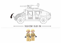 SLUBAN - B0837 MB HUMMER H2 ASSAULT VEHICLE 265 PCS 10+ C24