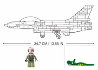 SLUBAN - B0891 MB F-16C FALCON FIGHTER 521 PCS AGES 10+ C16