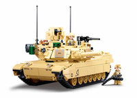 SLUBAN - B0892 MODEL BRICKS MB M1A2 V2 ABRAMS MAIN BATTLE TANK 781 PCS AGES 10+ C12