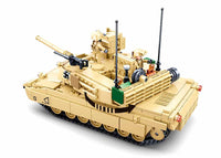 SLUBAN - B0892 MODEL BRICKS MB M1A2 V2 ABRAMS MAIN BATTLE TANK 781 PCS AGES 10+ C12