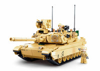 SLUBAN - B0892 MODEL BRICKS MB M1A2 V2 ABRAMS MAIN BATTLE TANK 781 PCS AGES 10+ C12
