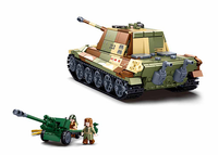 SLUBAN - B0980 ARMY BATTLE OF BUDAPEST - THE KING TIGER HEAVY TANK 930 PCS AGES 6+ C4