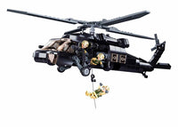 SLUBAN - B1012 MB HELICOPTER BLACK HAWK 692 PCS AGES 8+ C12