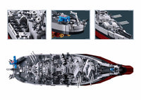 SLUBAN - B1291 MB USS MISSOURI SCALE 1:350 1739 PCS C4