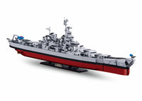 SLUBAN - B1291 MB USS MISSOURI SCALE 1:350 1739 PCS C4