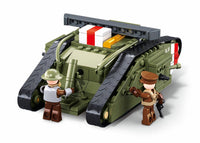 SLUBAN - B1296 ARMY WW1 MARK V TANK OFFENSIVE 516 PCS C12