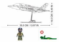 SLUBAN - B1361 MB F35BS FIGHTER SCALE 1:44 705 PCS C12