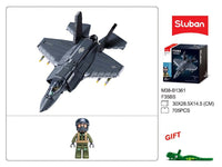 SLUBAN - B1361 MB F35BS FIGHTER SCALE 1:44 705 PCS C12
