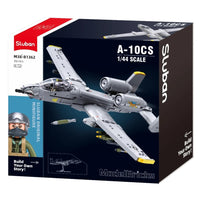 SLUBAN - B1362 MB A10CS ATTACK AIRCRAFT SCALE 1:44 701 PCS C12