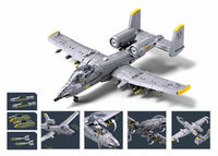 SLUBAN - B1362 MB A10CS ATTACK AIRCRAFT SCALE 1:44 701 PCS C12