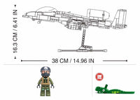 SLUBAN - B1362 MB A10CS ATTACK AIRCRAFT SCALE 1:44 701 PCS C12