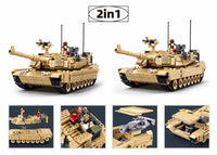 SLUBAN - B1365 MB M1A2 ABRAMS TUSK 2S SCALE 1:35 988 PCS C6