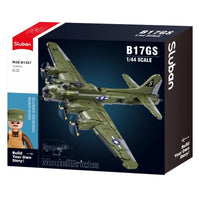 SLUBAN - B1367 MB B17-GS BOMBER FLYING FORTRES SCALE 1:44 1270 PC C4