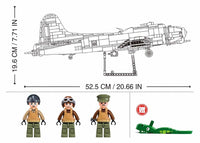 SLUBAN - B1367 MB B17-GS BOMBER FLYING FORTRES SCALE 1:44 1270 PC C4
