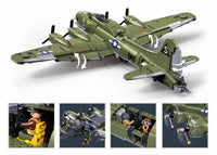 SLUBAN - B1367 MB B17-GS BOMBER FLYING FORTRES SCALE 1:44 1270 PC C4