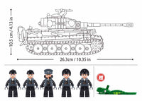 SLUBAN - B1533 MB TIGER TANK SCALE 1:35 941 PCS C6