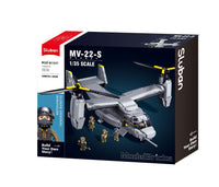 SLUBAN - B1537 MB MV-22 OSPREY SCALE 1:44 1142 PCS C4