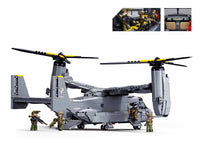 SLUBAN - B1537 MB MV-22 OSPREY SCALE 1:44 1142 PCS C4